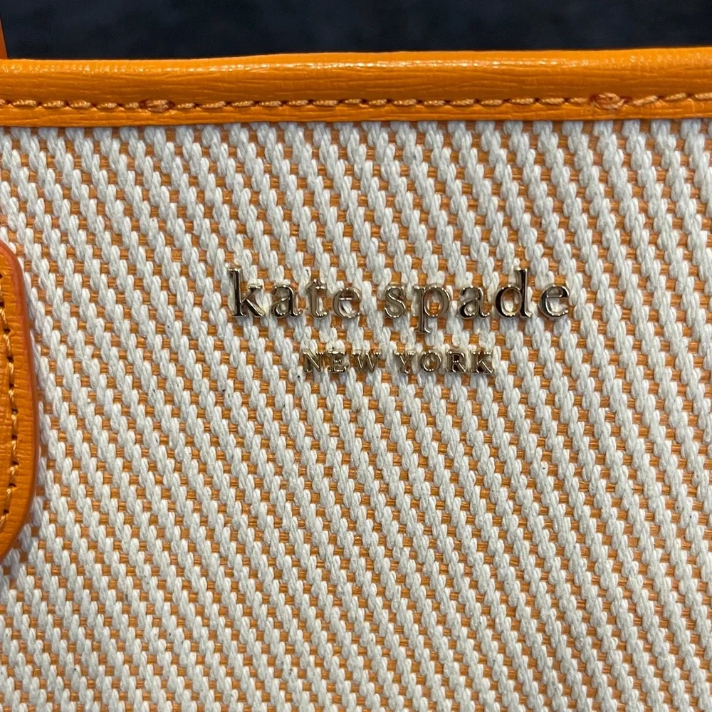 NWOT...Kate Spade Bleecker Canvas Crossbody Tote - Picture 2 of 11